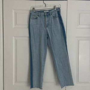 PACSUN MOM JEAN SIZE 26 with detailing down sides